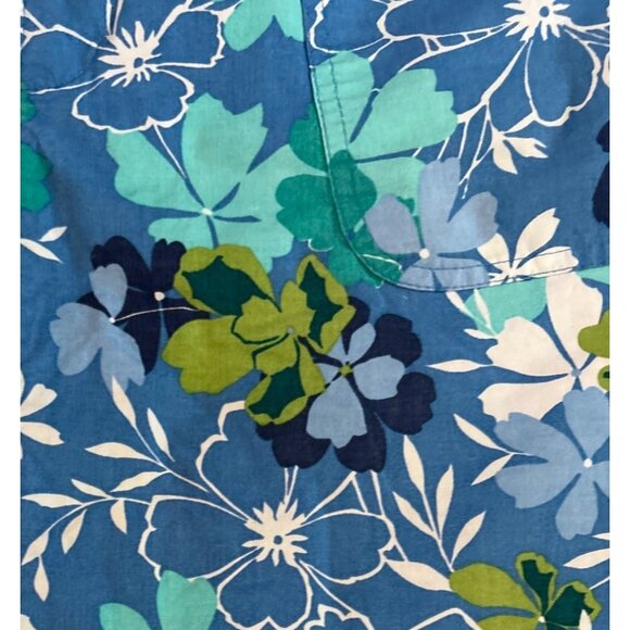 White Stag Skort Womens Blue Floral With Stretch Waistband & Belt Size 12-14 - Picture 7 of 8